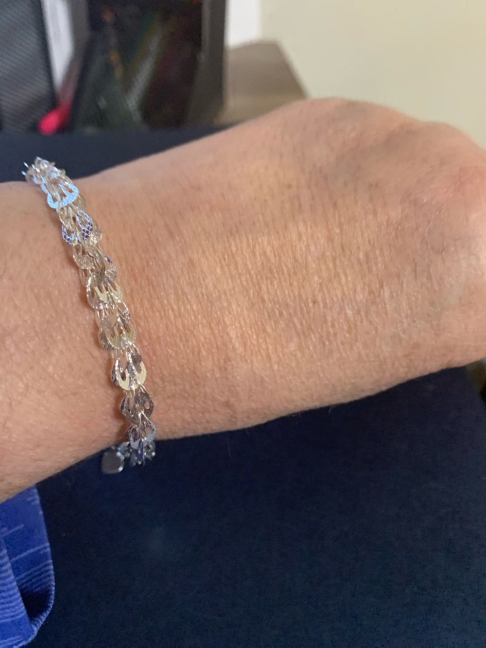 Delicate Silver-Link Women's Bracelet - Silver